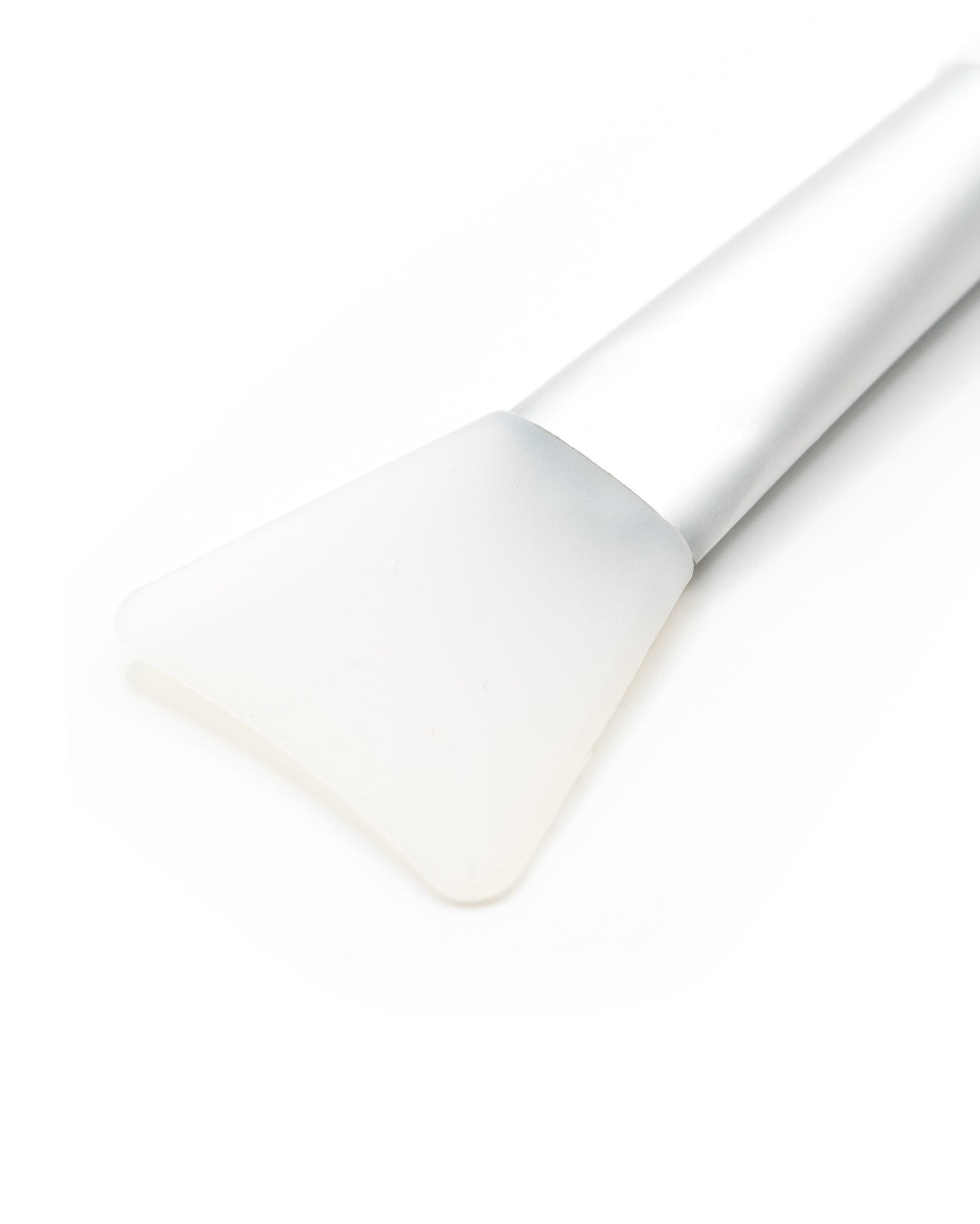 White paint roller on a white background