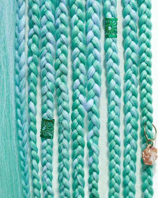 Mermaid Tail Green & Blue